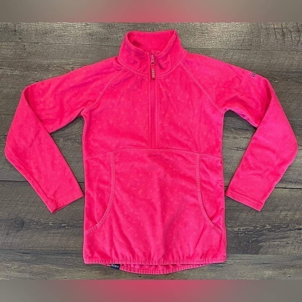 Roxy Girls Pink Pullover Jacket Outerwear Size L 12